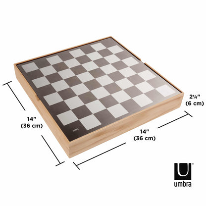 Umbra Buddy Chess Set Natural