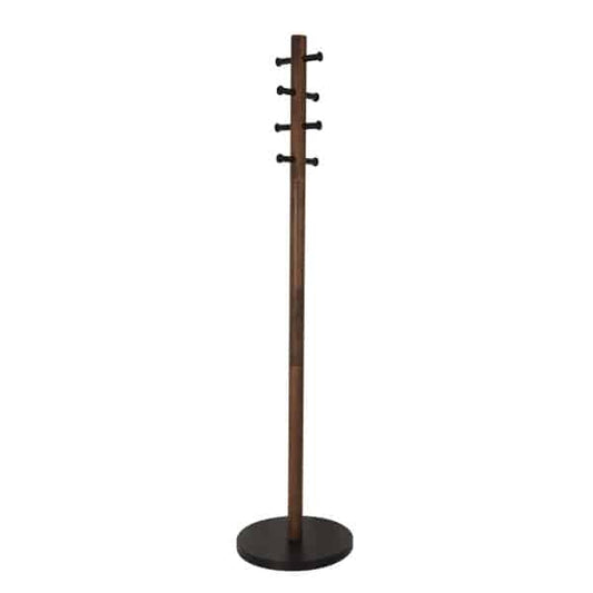 Umbra Pillar Coat Rack Black And Walnut