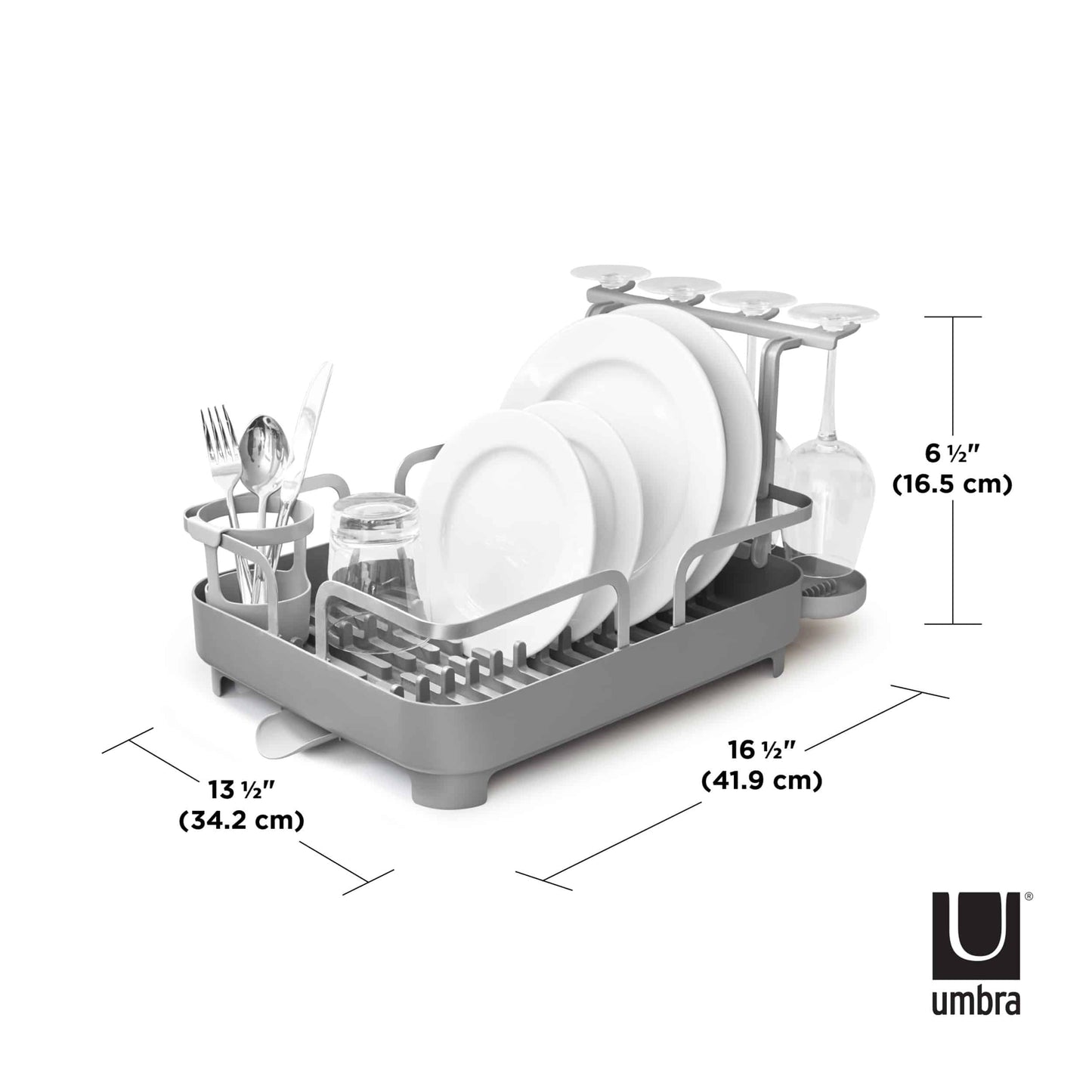 Umbra Holster Dish Rack Charcoal