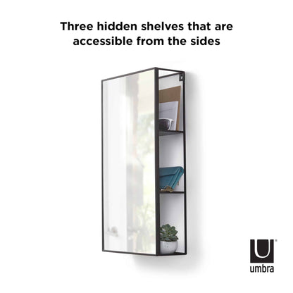 Umbra Cubiko Mirror Black