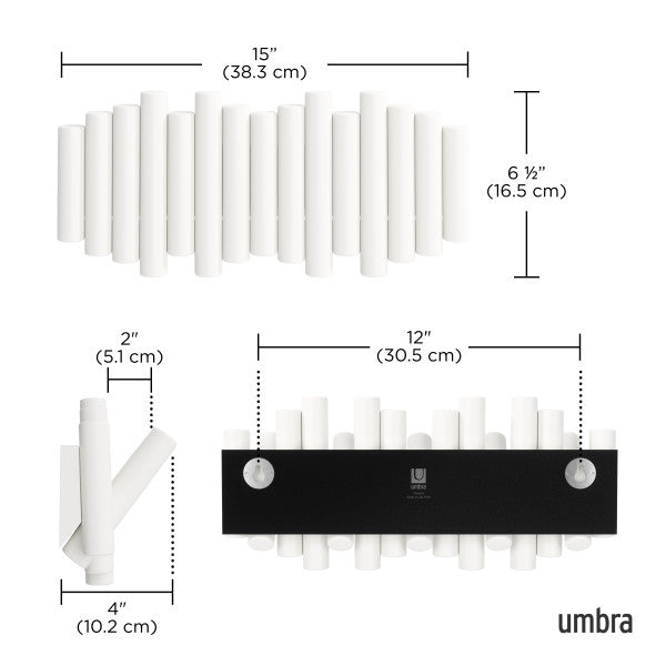 Umbra Picket Rail Hook White