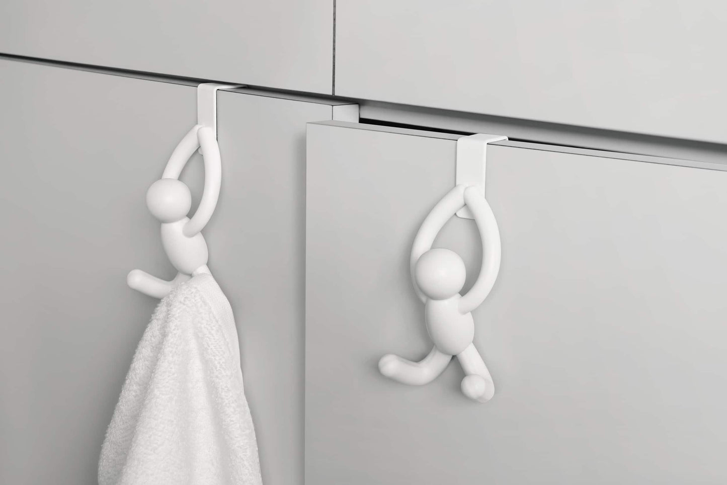 Umbra Buddy Over The Cabinet Hook White Set of 2