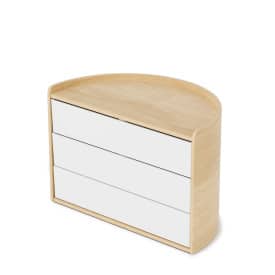 Umbra Moona Storage Box White Natural