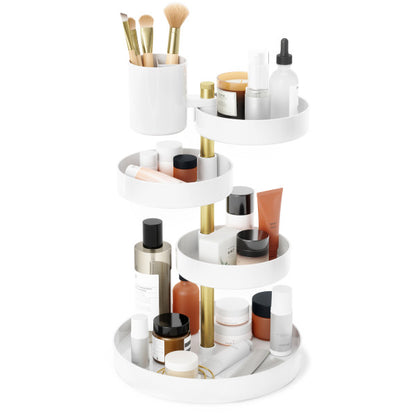 Umbra Pirouette Organizer White & Brass