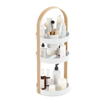 Umbra Bellwood Cosmetic Organizer White & Natural