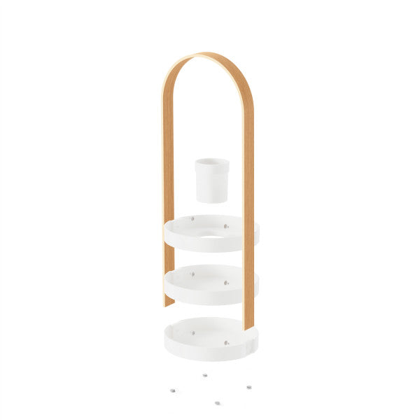 Umbra Bellwood Organizer White & Natural