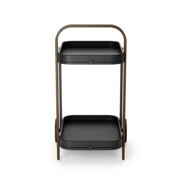 Umbra Bellwood Serving Cart Black & Walnut