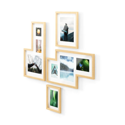 Umbra Mingle Gallery Frames Natural Set of 4