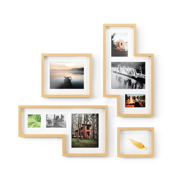 Umbra Mingle Gallery Frames Natural Set of 4