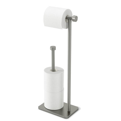 Umbra Cappa Toilet Paper Holder & Reserve Nickel