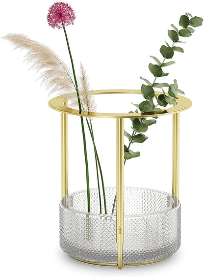 Umbra Tesora Adjustable Vase Brass