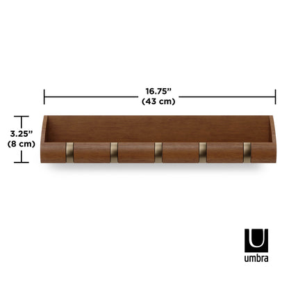 Umbra Entryway Organizer Light Walnut