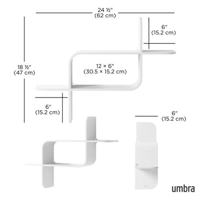 Umbra Montage Shelf White