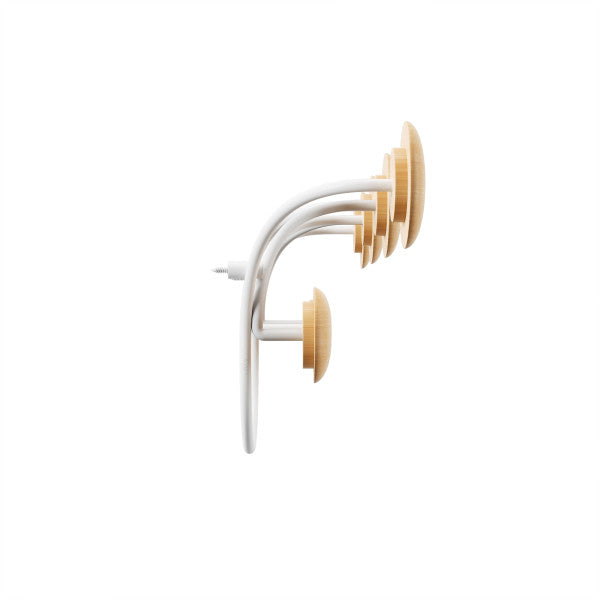 Umbra Dotsy 7 Hook White & Natural