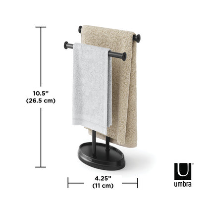 Umbra Palm Hand Towel Tree Black