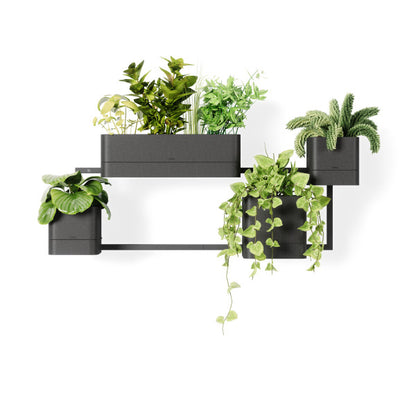 Umbra Cubiko Wall Planter Black