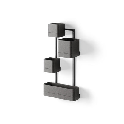 Umbra Cubiko Wall Planter Black