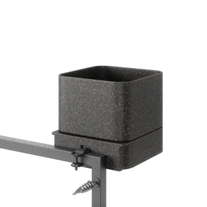 Umbra Cubiko Wall Planter Black