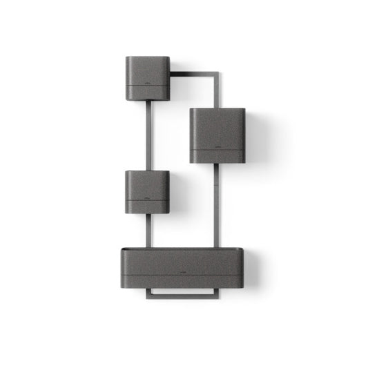 Umbra Cubiko Wall Planter Black