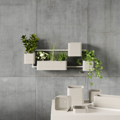Umbra Cubiko Wall Planter White