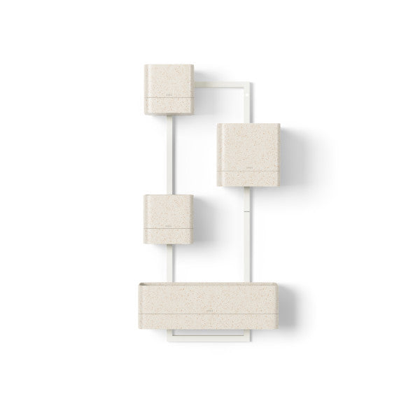 Umbra Cubiko Wall Planter White