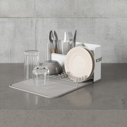 Umbra Sling Folding Dishrack White & Grey