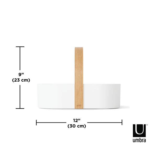 Umbra Bellwood Caddy White & Natural