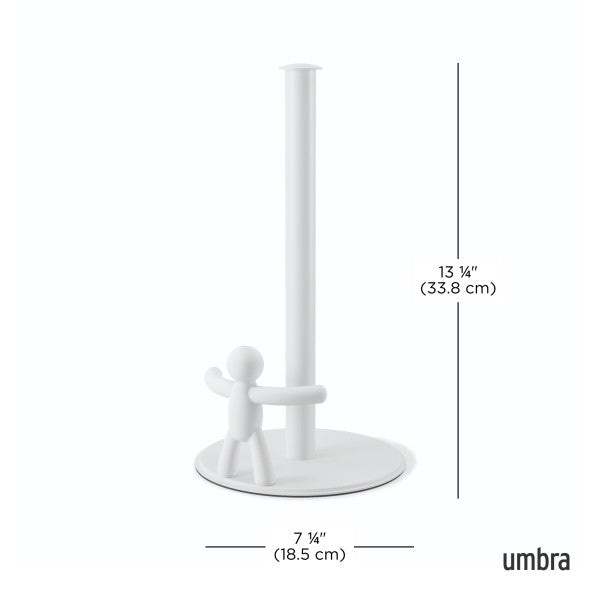 Umbra Buddy Paper Towel Holder White