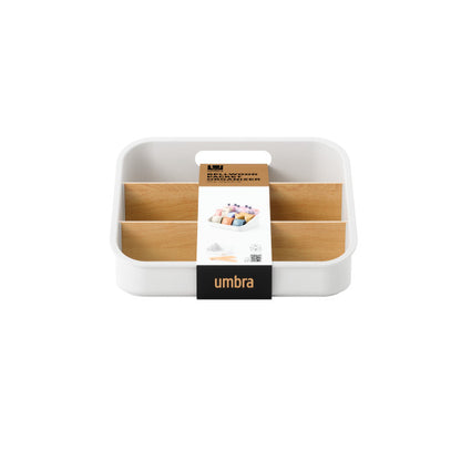 Umbra Bellwood Packet Organizer White & Natural