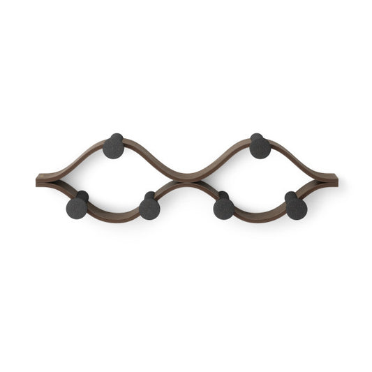 Umbra Montage 6 Hook Black & Walnut