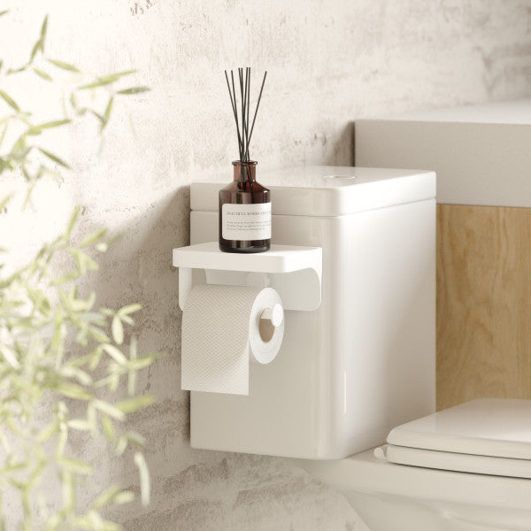 Umbra Flex Adhesive Toilet Paper Holder Shelf