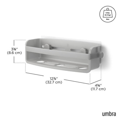 Umbra Flex Adhesive Bin Grey