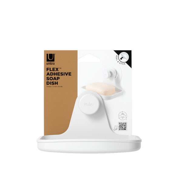 Umbra Flex Adhesive Soap Dish White