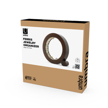 Umbra Ferris Ring Holder Walnut