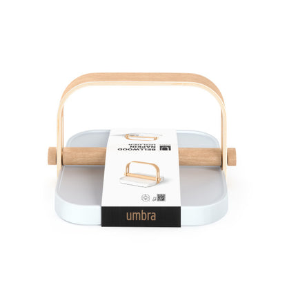 Umbra Bellwood Napkin Holder White & Natural