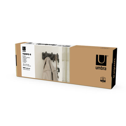 Umbra Tempo 6 Hook Black