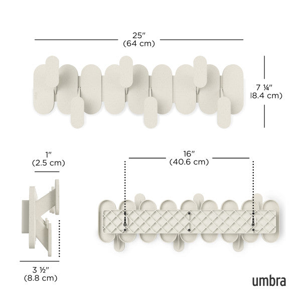 Umbra Tempo 6 Hook Sand