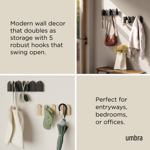 Umbra Saloon Hook Black