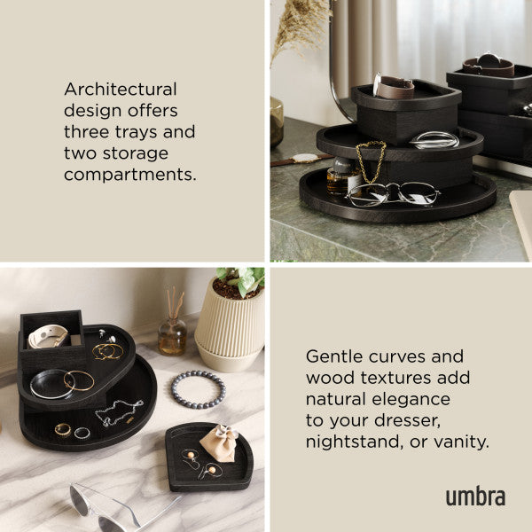 Umbra Cove Storage Box Black