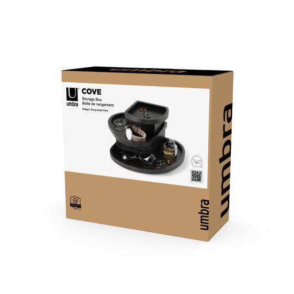 Umbra Cove Storage Box Black