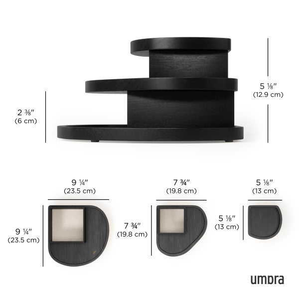 Umbra Cove Storage Box Black