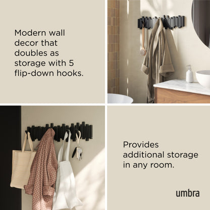 Umbra Sticks Multi Hook Black 8 Hook