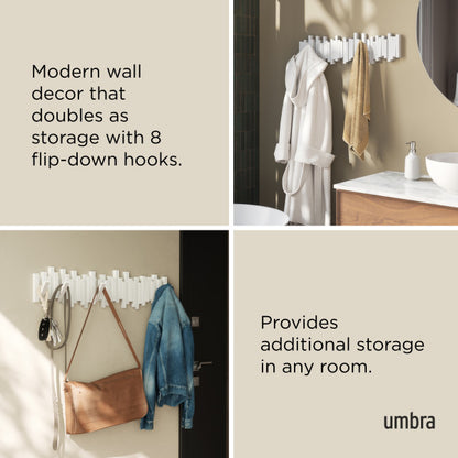 Umbra Sticks Multi Hook White 8 Hook