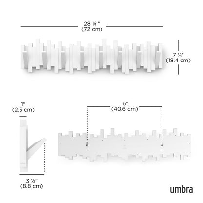Umbra Sticks Multi Hook White 8 Hook