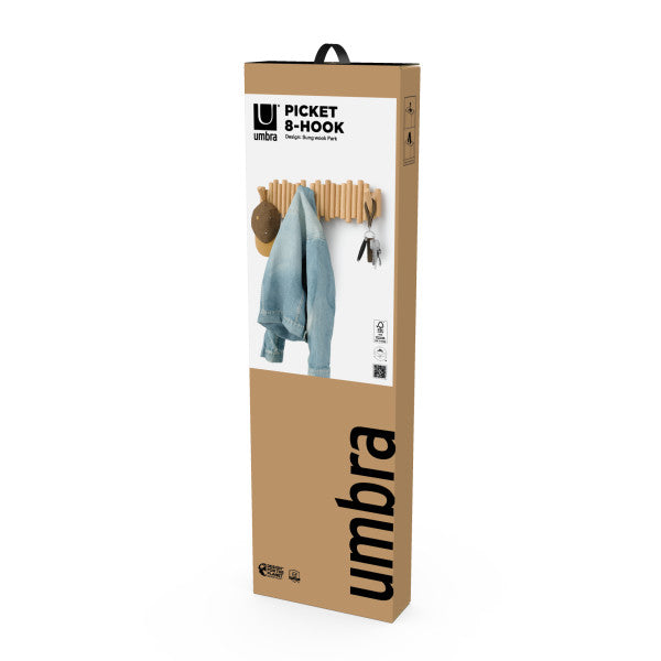 Umbra Picket 8 Hook Natural