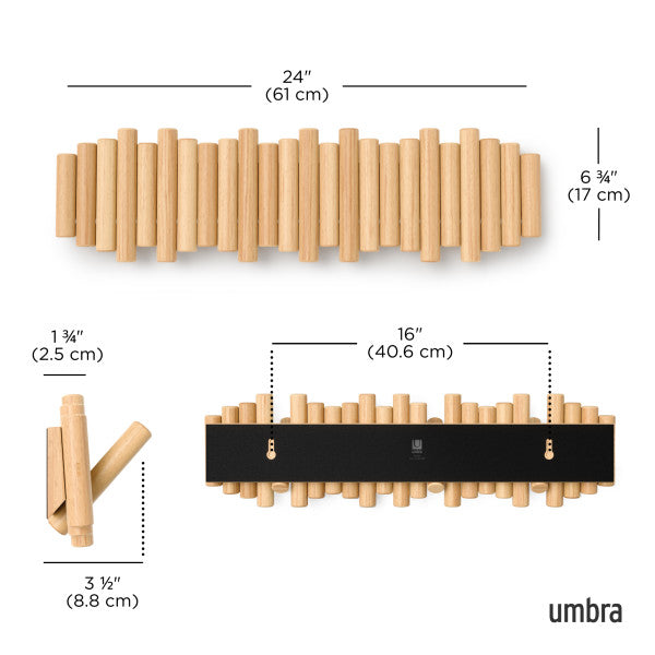 Umbra Picket 8 Hook Natural