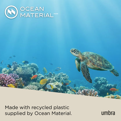 Umbra Nami Adhesive Bin Ocean Black Set of 2