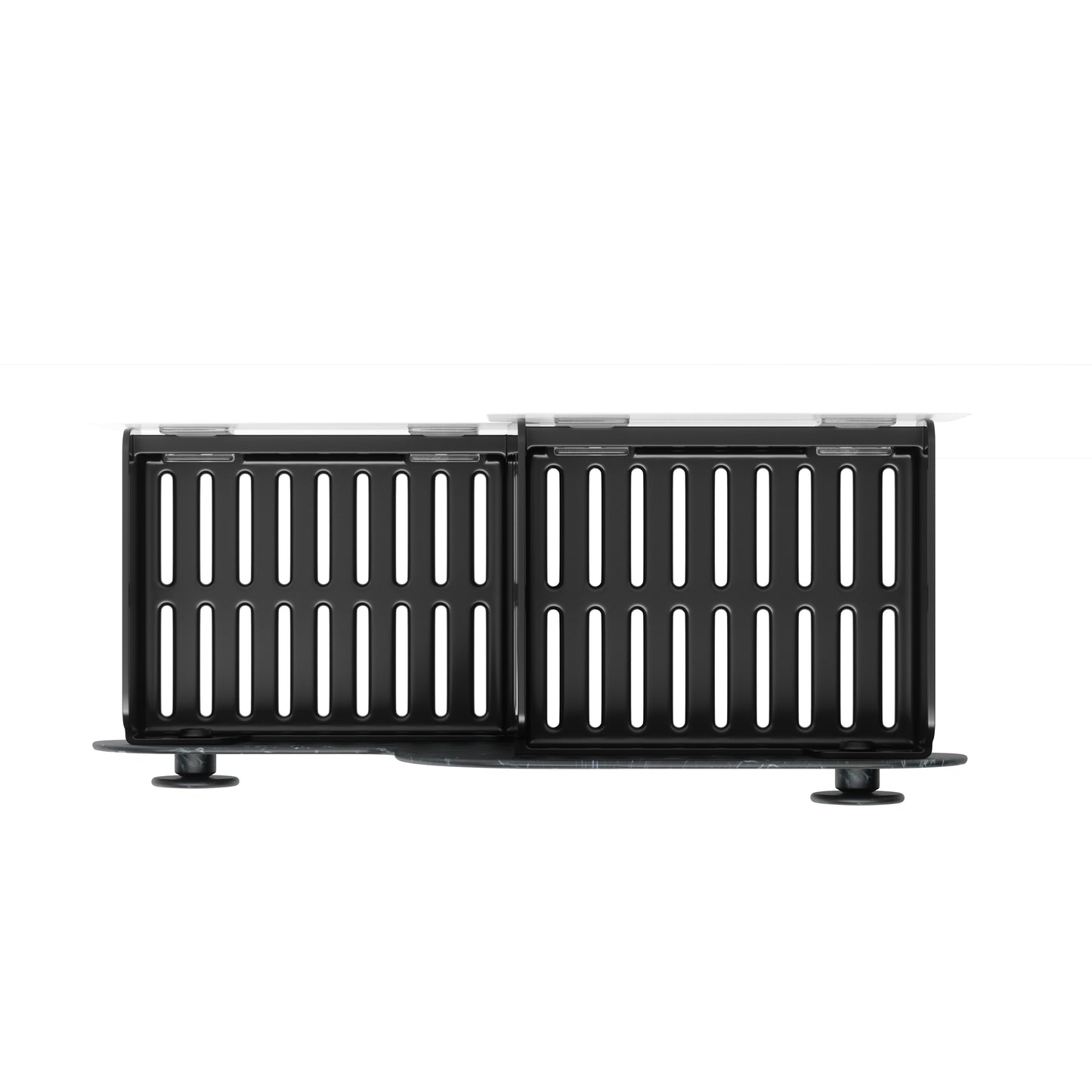 Umbra Nami Adhesive Bin Ocean Black Set of 2
