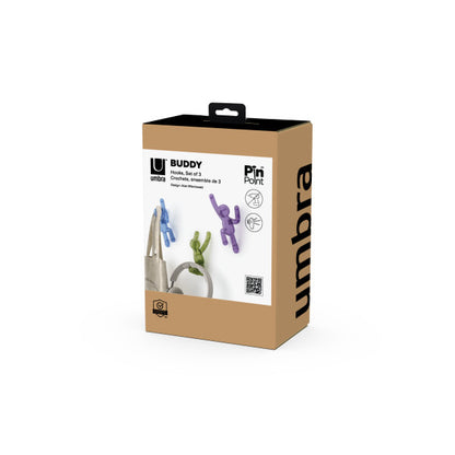 Umbra Buddy Hooks Gems Set of 3