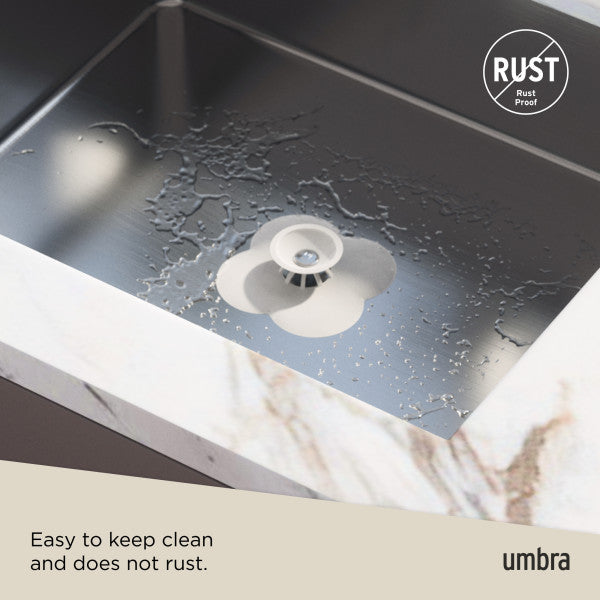 Umbra Bloom Drain Hair Catcher White